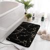 New Bathroom Mat Flannel Bronzing Printing Absorbent Non-slip Mat Living Room Carpet Toilet Bedroom Foot Mat Bathroom Accessorie