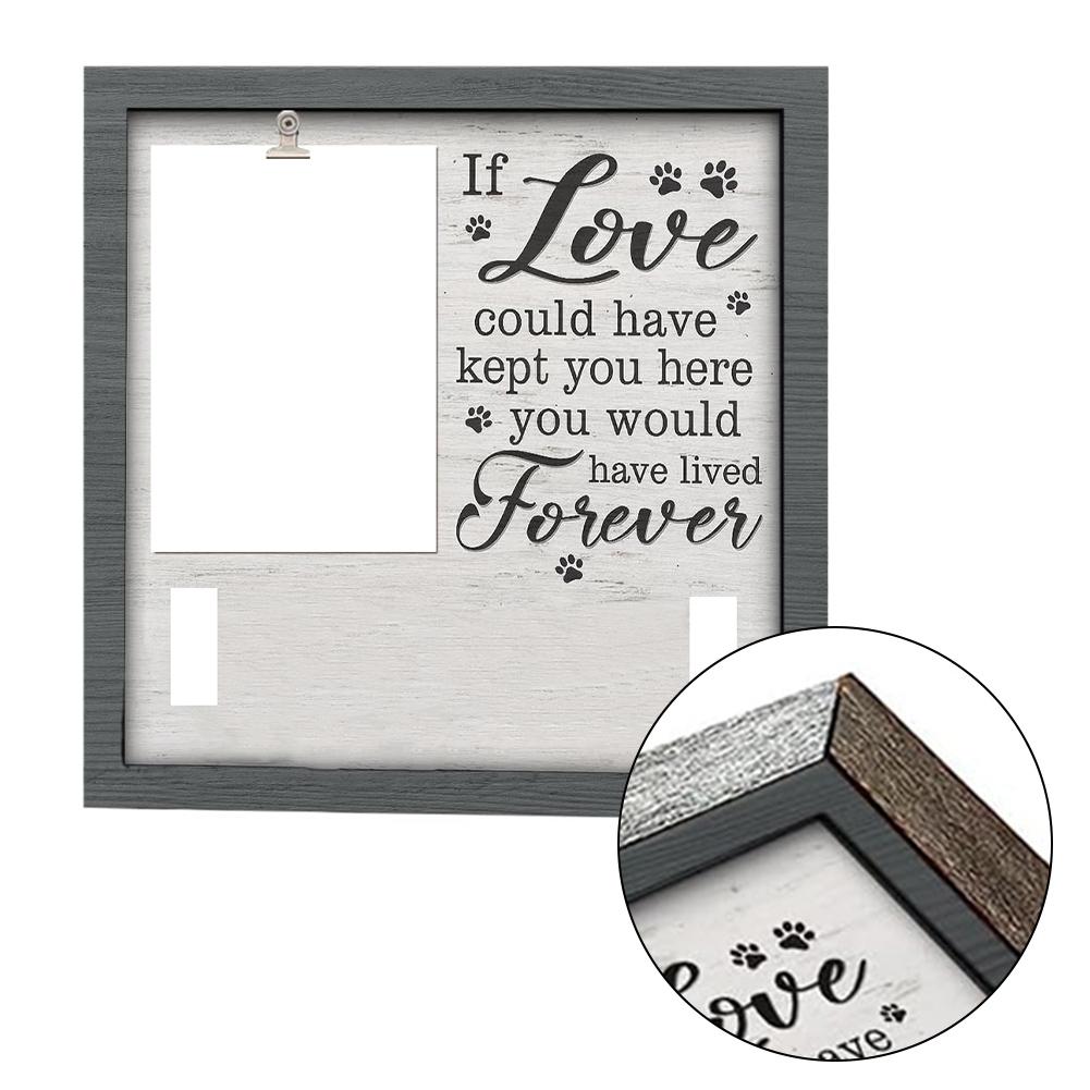 Collar Holder Frame Dog Loss Keepsake Distressed White Background Heartfelt Inscription Elegant Memorial Keepsake