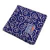 Kyosuke Made In Japan Large Handkerchief Small Furoshiki Cotton Dot Arabesque Shantung Chief Navy 50 X 50cm