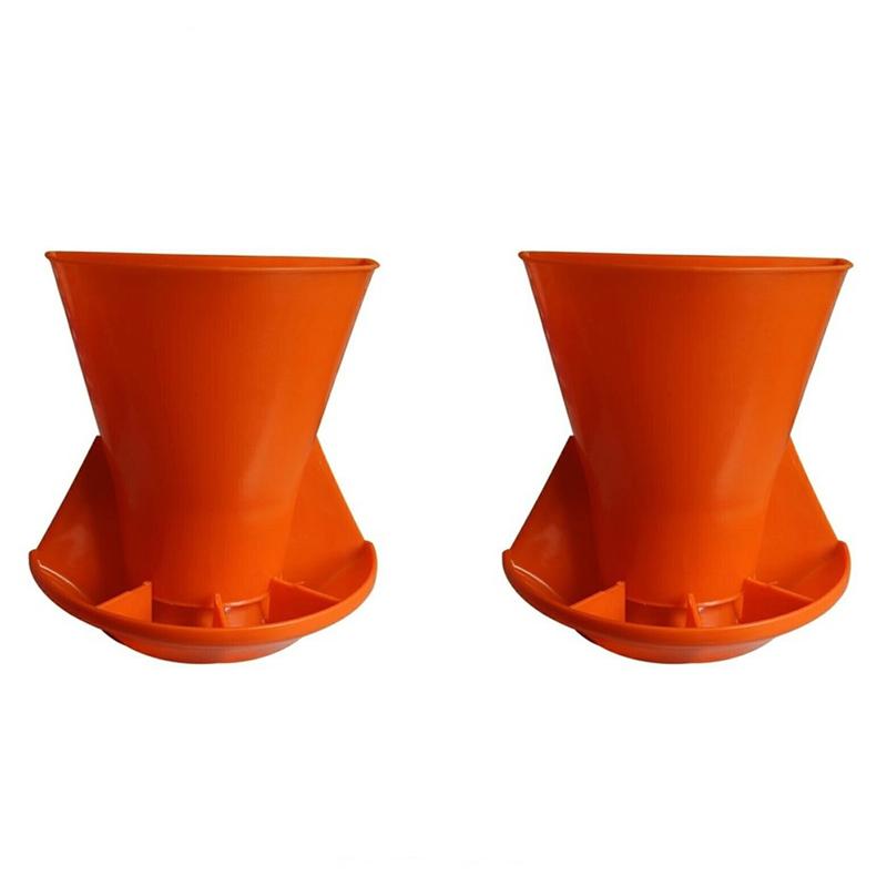 Plastic Piglet Feeder Trough Wall Mounted Feed Bowl For Pig Rabbits Chicks Farming Livestock Equipment And Small Animal Farm