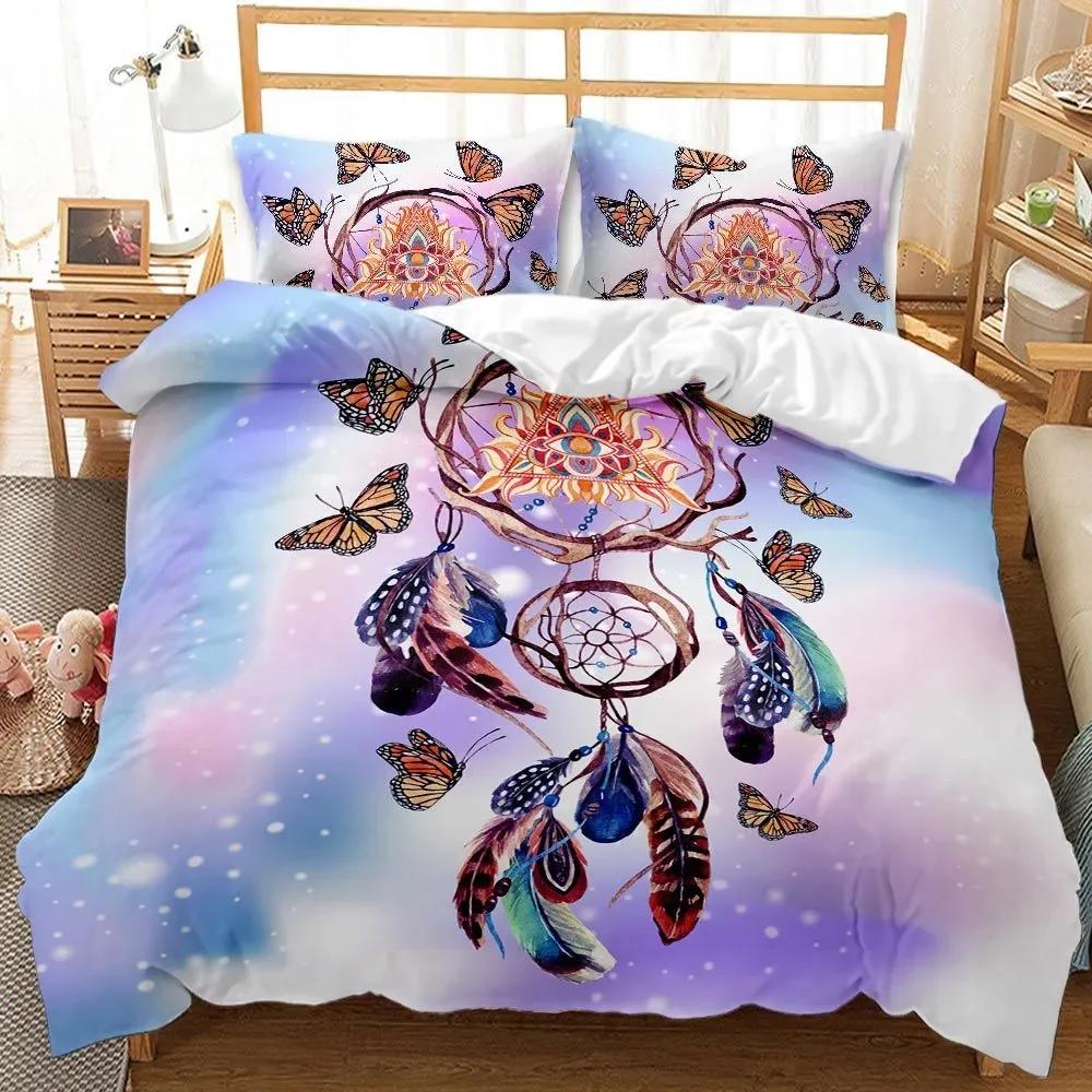 3D Cartoon Ben10 Duvet Cover with Pillow Cover Bedding Set  Single Double Twin Full Queen King Size Bed Set for Bedroom Decor
