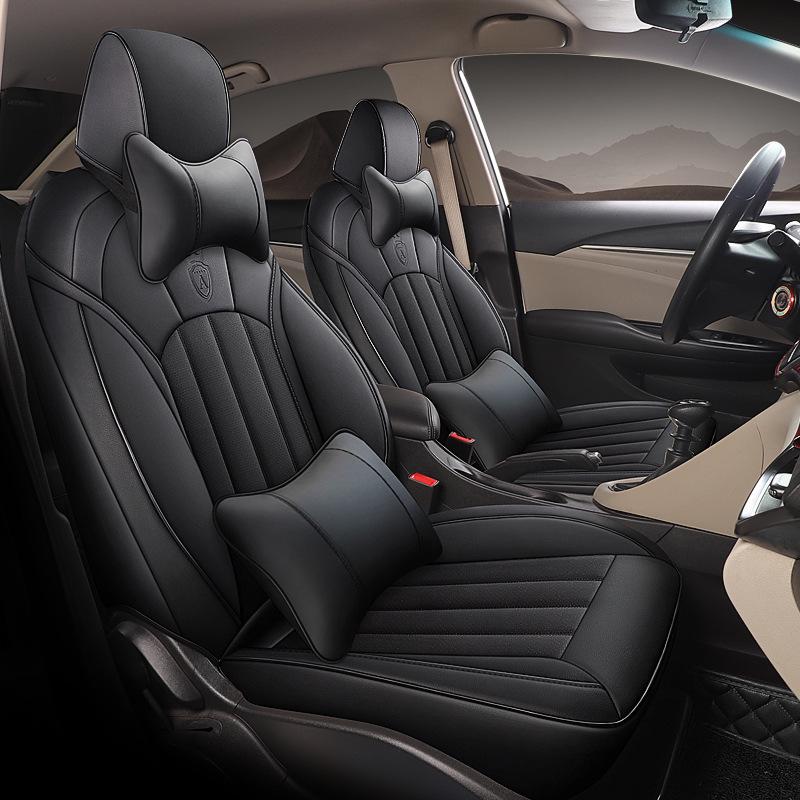 Strapazierfähiges Ganzjahres-Ledersitzkissen für Buick Verano - 5-Sitzer, Vollumfassendes Design