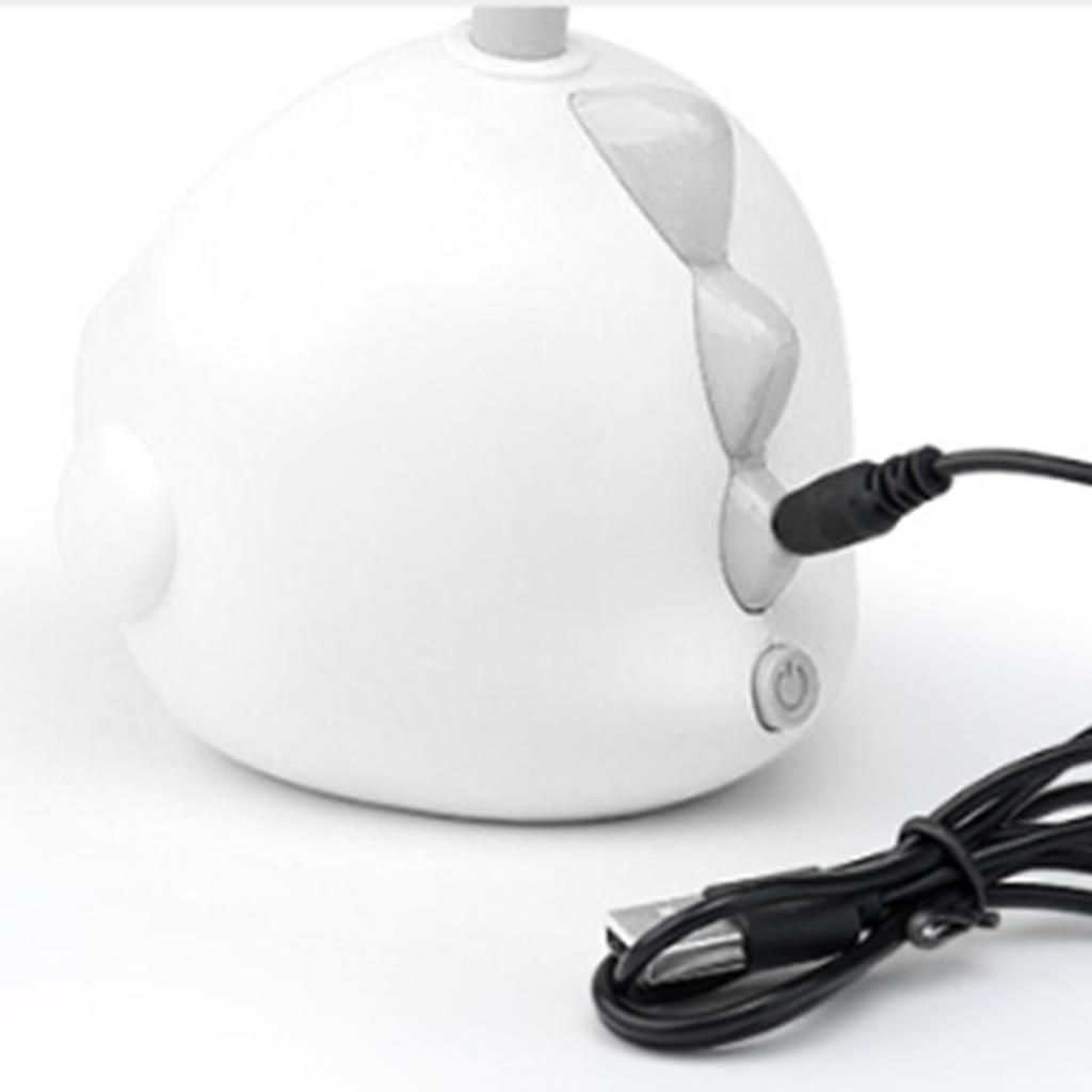 Schreibtischventilator Cartoon Dinosaurier Leise USB Wiederaufladbar Multifunktional Tragbar Stifthalter Schreibtischventilator