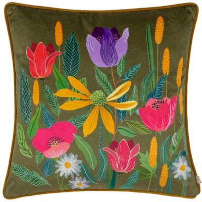 Wylder House Of Bloom Celandine Piped Cushion Cover