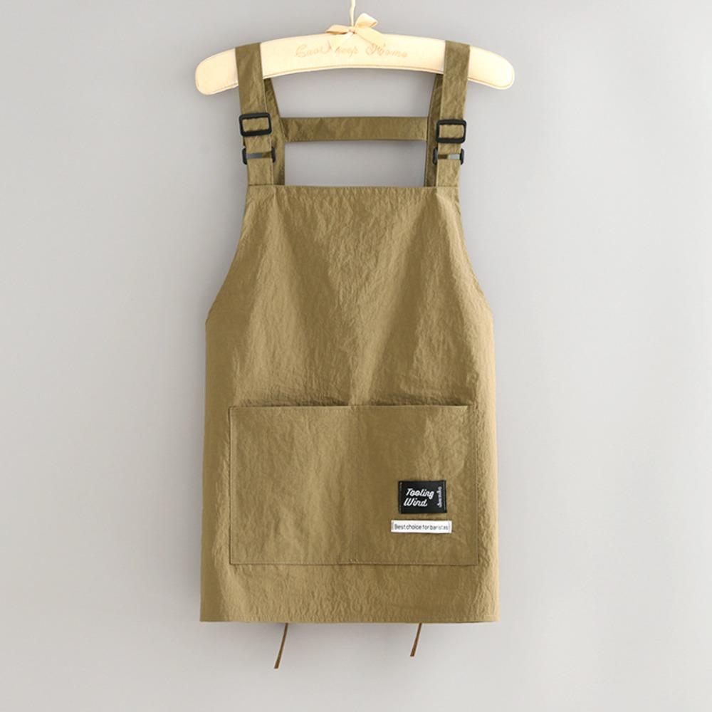 

New Professional Barber Apron 2 Sizes Breathable Cooking Aprons Large Pocket Waterproof Working Clothes for Hairdressing