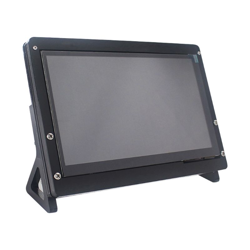 Plastic Case Shell for 7" LCD Display Screen Frame Work Includes Screws for RPi Driver Board Mounting