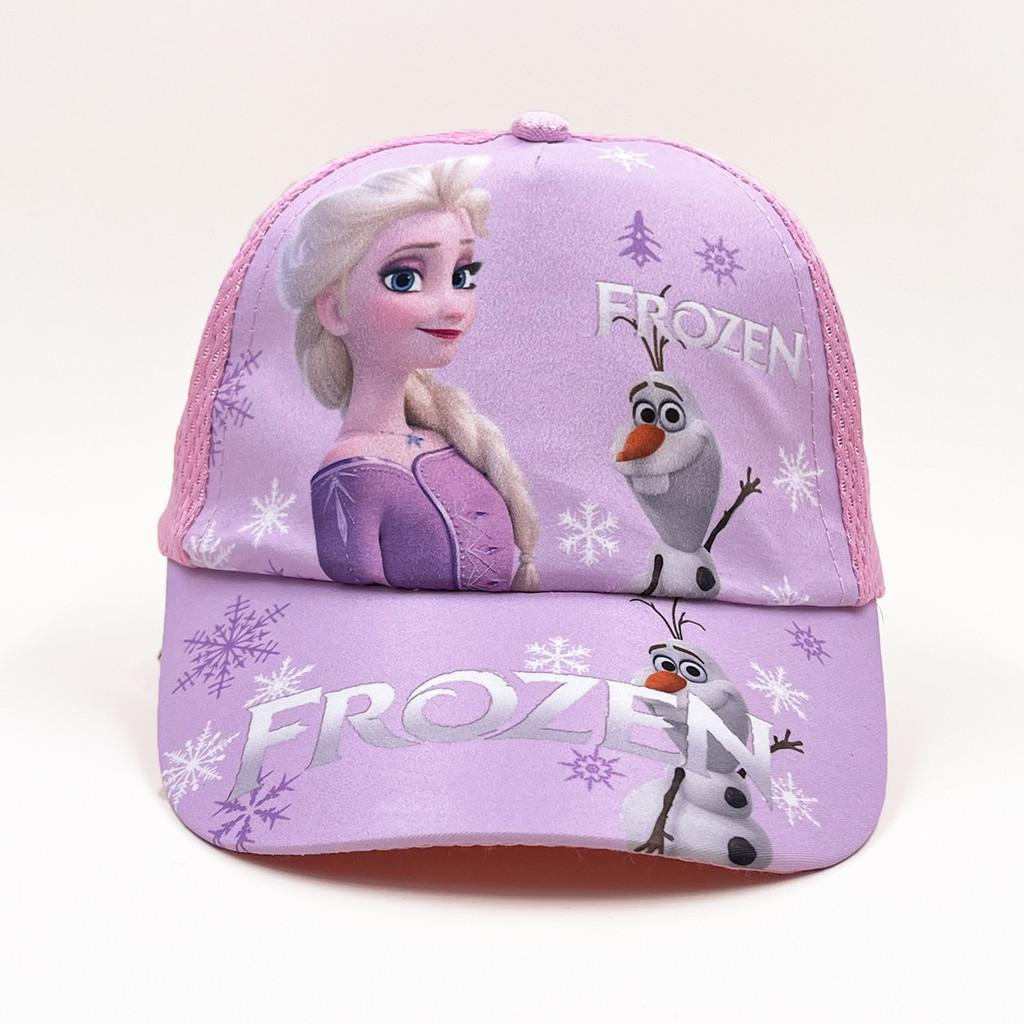 Character Frozen Baseball Hat With Breathable Polyester Material Sun Protection