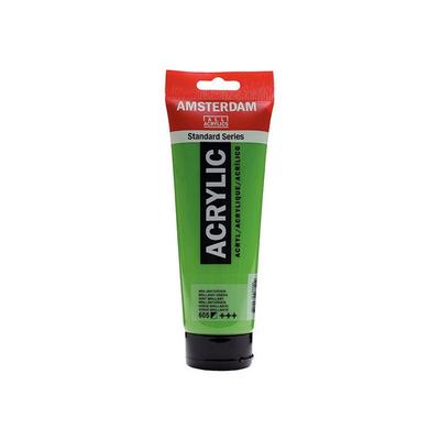 Acrylic Paint In Tube - Brilliant Green - 605 - Amsterdam - 250ml