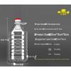 Contenitore in Plastica Trasparente da 1L, 2.5L, 5L, 10L per Olio di Arachidi - Multiuso per Acqua, Olio o Vino