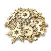 Wooden Christmas Tree Baubles Snowballs Hangers X16