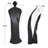 CRAFTSMAN Golf Wood Cover Set 4pcs (135X) - Driver, Fairway, Utility - with Number Tags - Black 3+UT