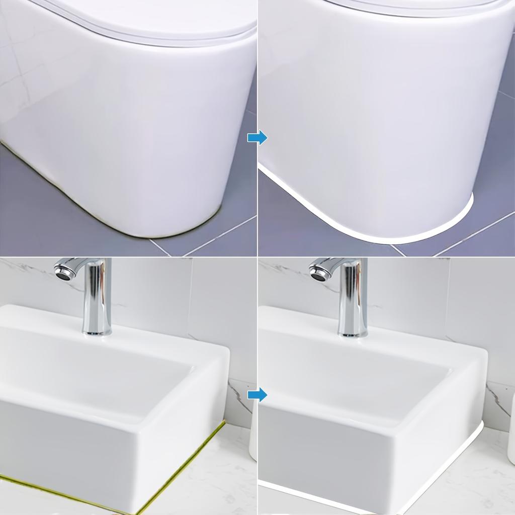 1roll 6m Self-Adhesive Corner Sticking Tape, Durable Plastic Edge Protector for Tile & Floor Protection,Waterproof Corner Guards
