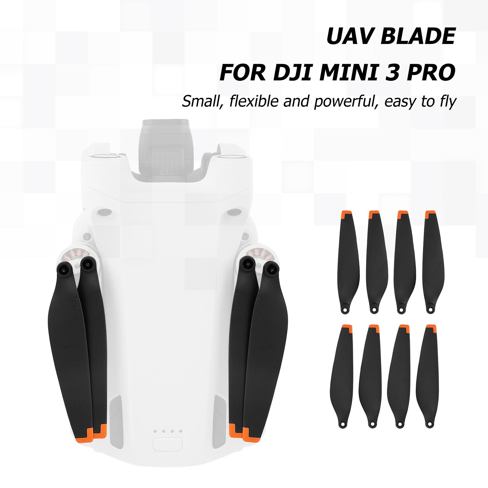 

4 Pairs Propeller Props Blade Replacement for DJI Mini 3 Pro Drone Low-Noise Quick-Release Blades Prop Wing Fans Spare Parts