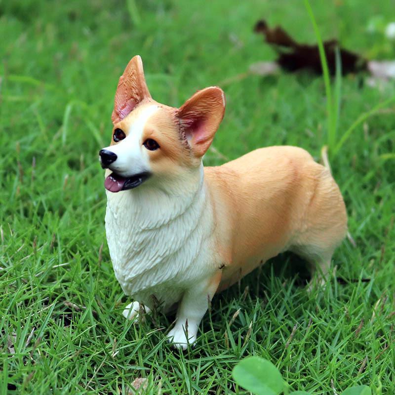 Cross-Border Animal Dog Model Toy: French Bulldog, Labrador, Shiba Inu, Corgi