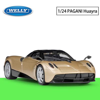 Měřítko 1/24 WELLY Pagani Slitina modelu auta Huayra Odlitky z kovu Auta na hraní Model auta Vysoká simulace kolekce Dětské dárky