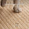 Imitation Sisal Non-Slip Entry Mat - Wear-Resistant, Easy-Clean, Dirt-Resistant Pineapple Ring Design Rug