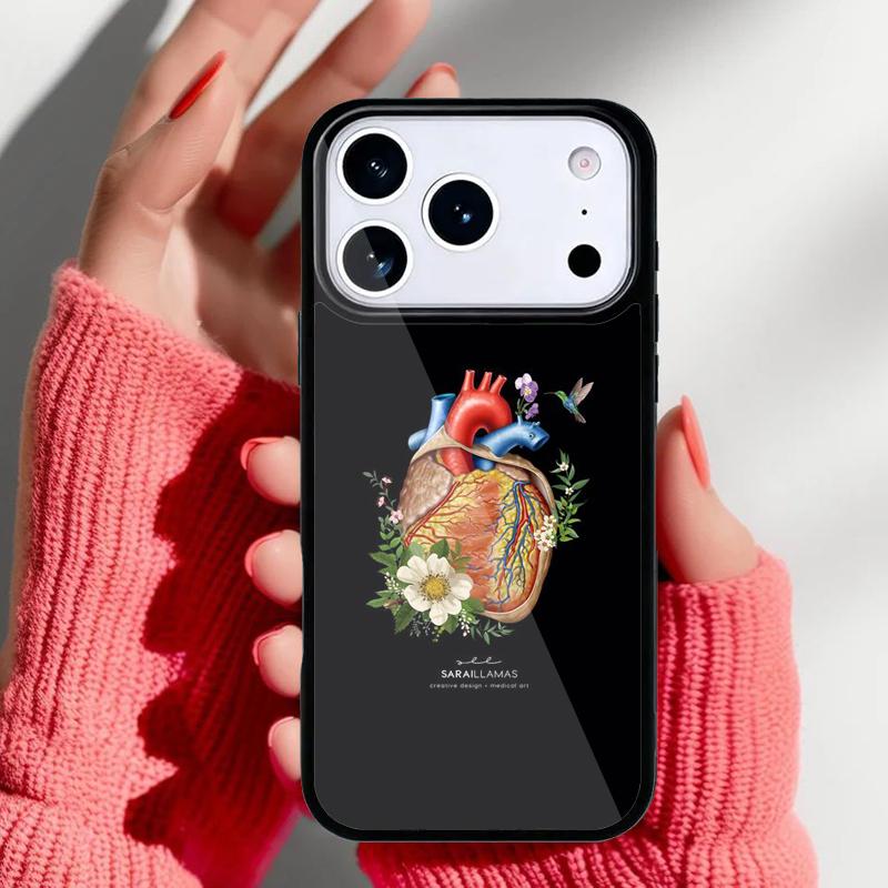 Medical Human Anatomy Phone Case for iPhone 17 Air 16e 15 14 13 Pro Max Back Cover for 12 11 Pro Coque