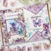 20pcs/pack PET Gilded Butterfly Stickers DIY Scrapbooking Collage Supplies Creative Decor Stationery Aesthetics Stickers