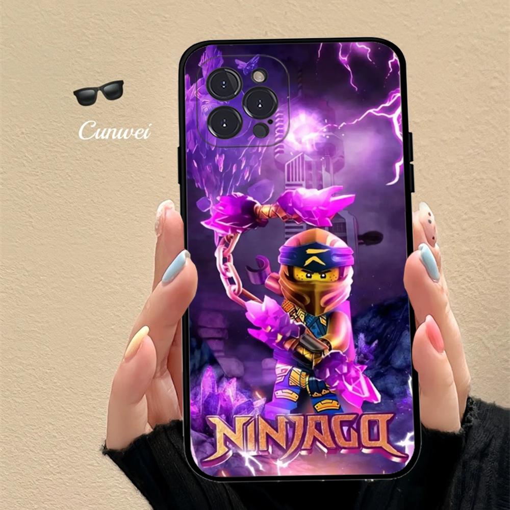 Custodia per Telefono Anime N-NinjagoS Per IPhone 16 15 14 11 12 13 Mini Pro XS Max Cover 6 7 8 Plus X Funda Shell