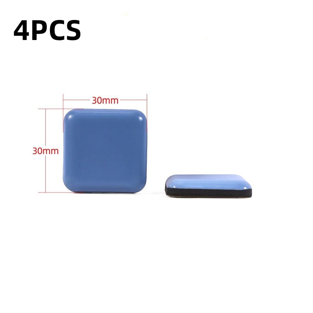 4Pcs Anti-abrasion Furniture Leg Slider Pads Self-Adhesive Floor Protector Easy Move Heavy Table Sofa Slider Mat Chair Fittings
