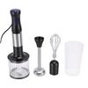 Immersion Hand Blender 4 in 1 20 Speeds Food Processor Stick Blender Stainless Steel with Boost Button 500W