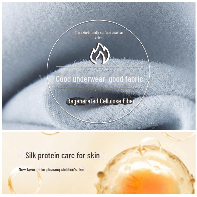 Dziecięcy ciepły komplet patchworkowy - Kontrastowy jesienno-zimowy zestaw dwuczęściowy w stylu mundurka szkolnego dla dzieci