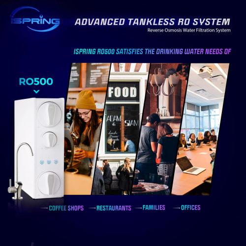 iSpring MRO500 Reverse Osmosis (RO) Tankless Replacement Filter for RO500 and RO500AK