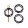 Openwork Beads Mini Hole Geometric Frames For Minimalist Jewelry Components