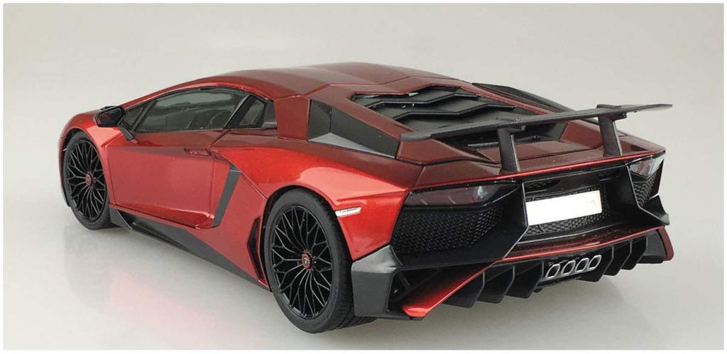 Aoshima Bunka Kyozaisha The Supercar Series 2015 Lamborghini Aventador SV Plastic Model 1/24 No.11