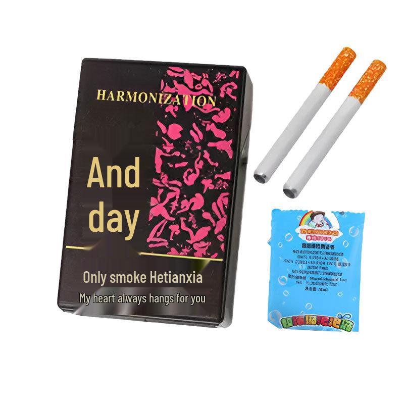 Bubble Blowing Cigarette Case Prank Toy - Adult Stress Relief & Quit Smoking Aid