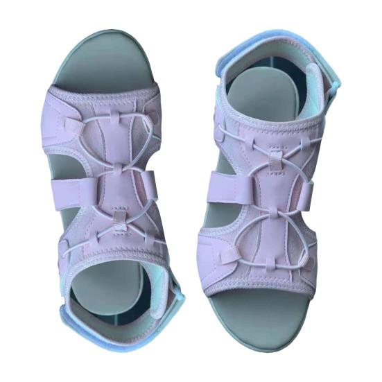 1 Paar bequeme Damensandalen Low Top Bequeme Sommer-Freizeit-Strandurlaub-Sandalen
