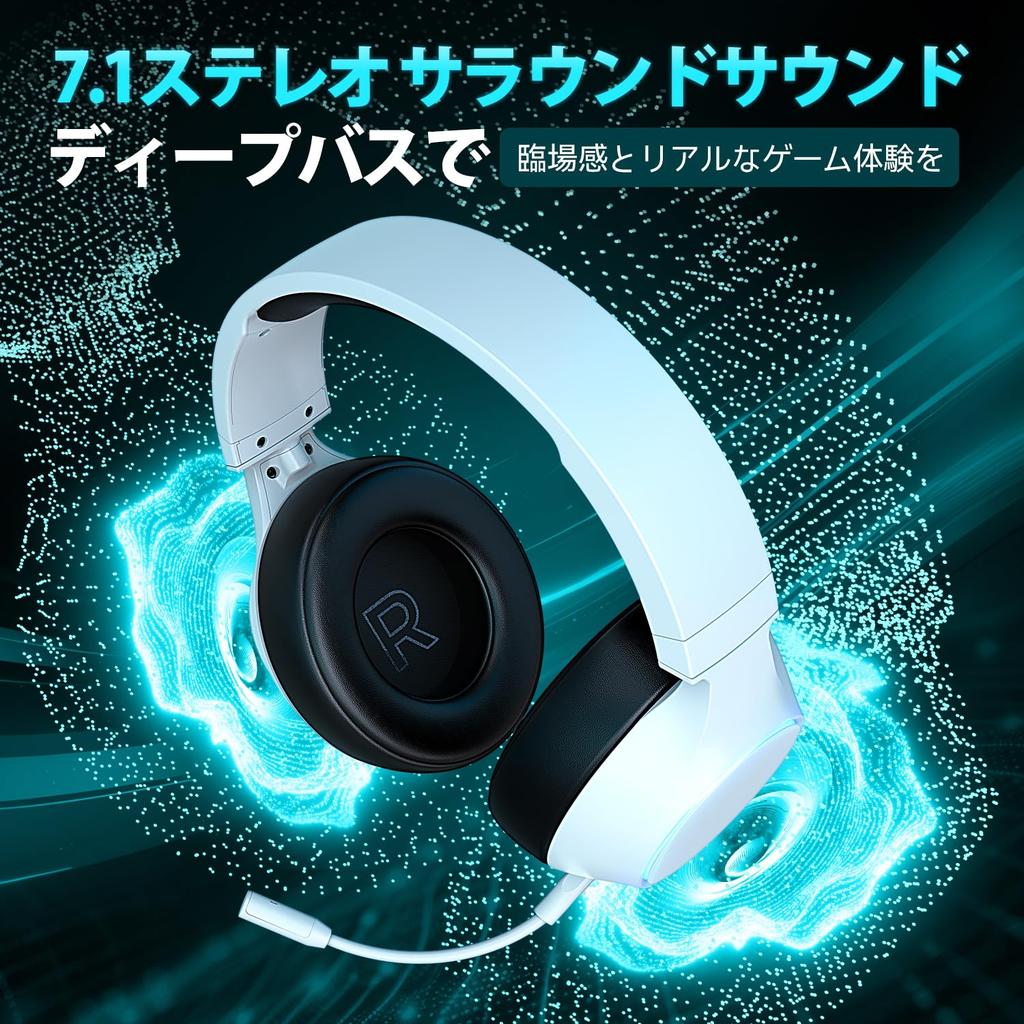 YPBDAN Gaming Wireless Connection with Stereo Enhanced Noise 60H Continuous Compatible with and Xbox Headset, 2.4G/Bluetooth 5.3/Wired 3-Way Mic,
