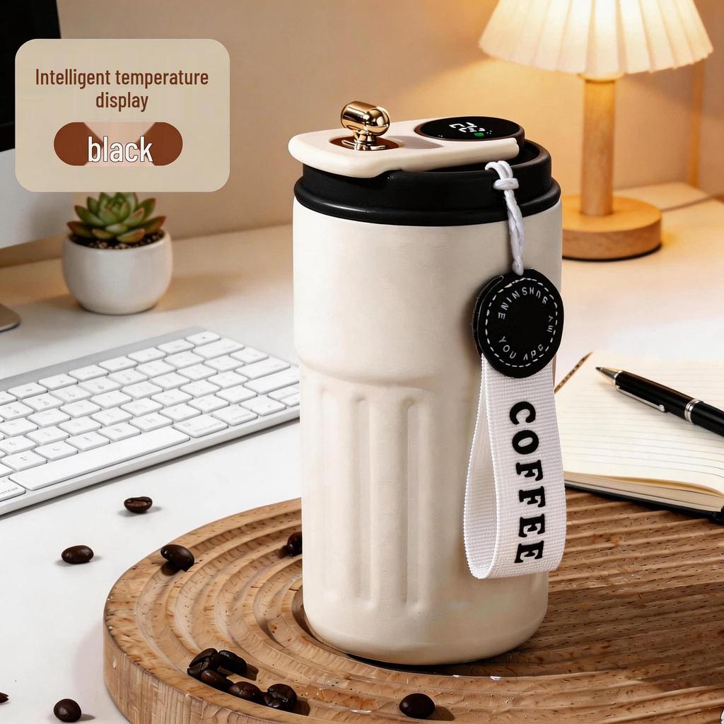 Custom Logo Stainless Steel Insulated Coffee Cup - Corporate Meeting Souvenir & Business Gift