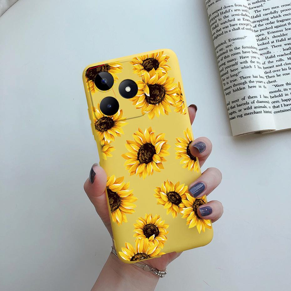 For Funda Realme Note 50 Case RMX3834 Cute Love Heart Silicone Soft Phone Case For Realme Note 50 Back Cover Note50 6.74" Coque