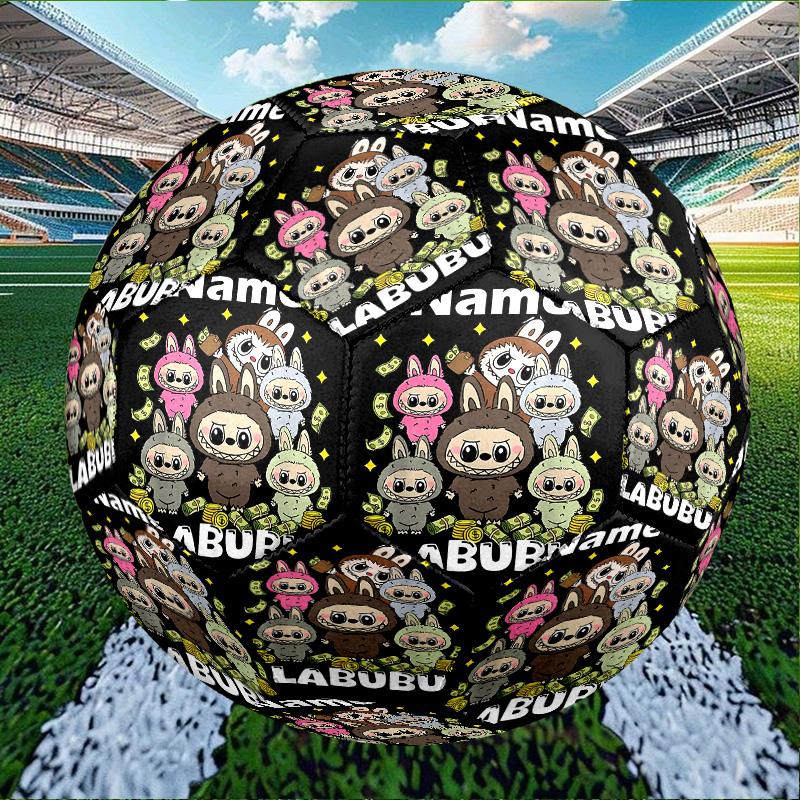 Custom Name Personalized Labubu Print Size 5 Soccer Ball Training & Match Football, for Team, Kicking, Gift for Football