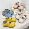 Children's Little Leather Shoes New Girl's Shoes, Little Girl Princess Shoes, Baby Single Shoes, Soft Soled Bean Shoes