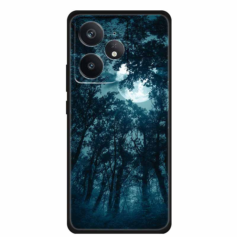 For Realme Neo7 5G Case Original Soft Silicone TPU Phone Cases Back Cover For OPPO Realme Neo 7 Scenery Shockproof Bumper Capa