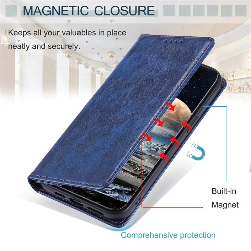 Flip Leather Case For Huawei P60 P50 P40 P30 Lite P20 Pro P Smart 2025 Wallet Book Phone Cover