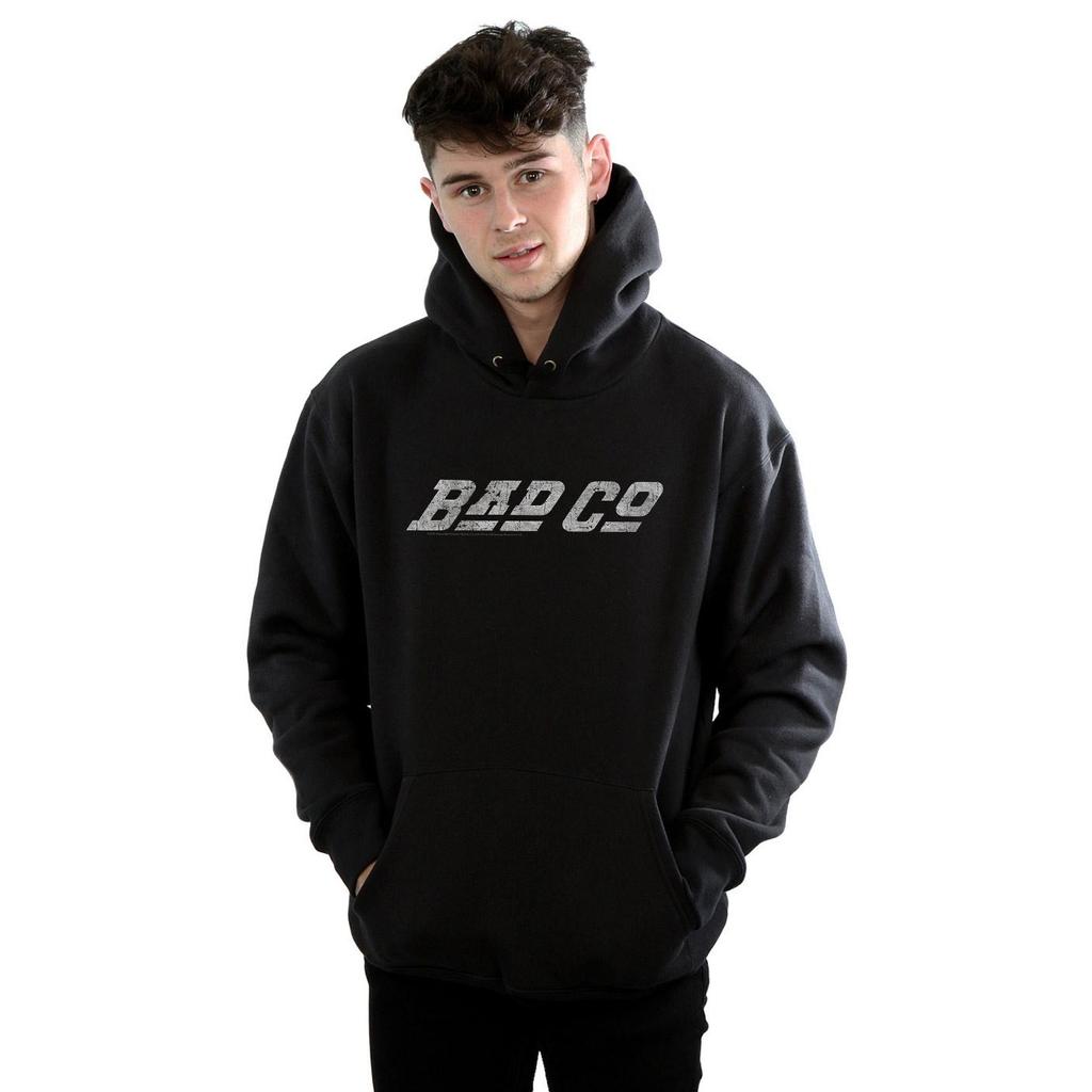 Bad Company Mens Straight Logo Hoodie