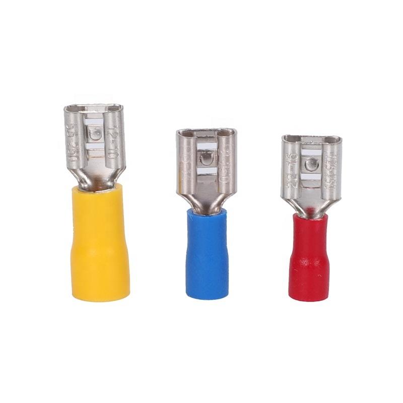 FDD Female Insulated Electric Wire Splicing Joiner Cable Crimp Terminals Butt Connector Cable Lug