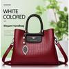 Crocodile Pattern Large Capacity Handbag Women's Shoulder Messenger Bag