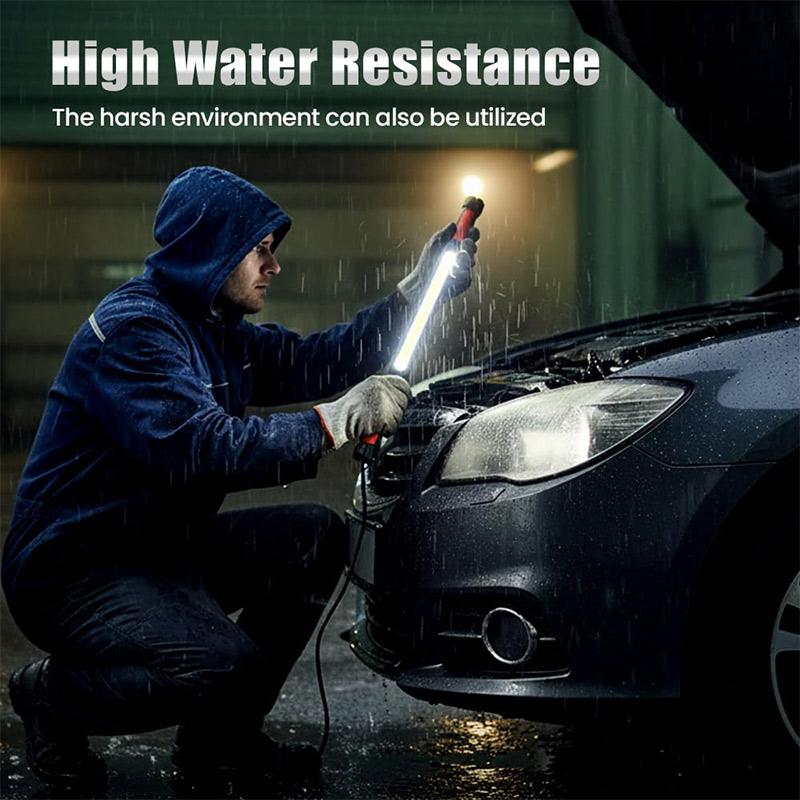 High Lumen Rechargeable LED Work Light For Car Emergency Automotive Repair Light Charging Flashlight With Hooks Magnetic Base