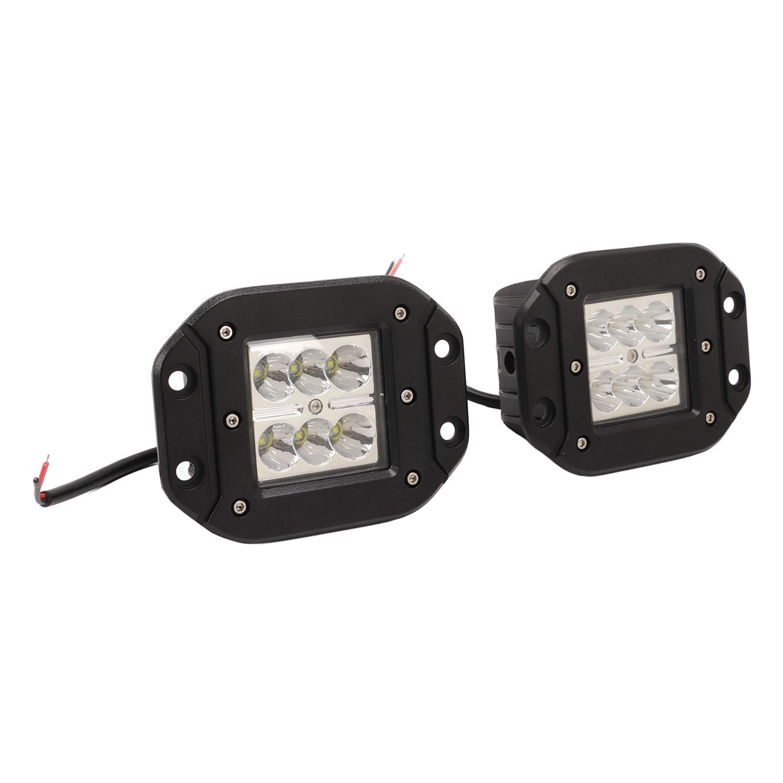 

1 пара светодиодных фар ближнего света для бездорожья DC 12-24V IP67 водонепроницаемые 4W высокой яркости заливающего света капсулы замена для