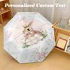 Windproof Folding Umbrella, 8‑Rib Auto Open Close Peter Rabbit Umbrella for Rain Sun Protection