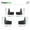 4PCS Splash Guards Mudguards Compatible with Suzuki Vitara / Edcudo  2016 2017 2018 2019 2020 2021 2022 2023 2024 4th Gen.