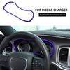Dashboard Trim Frame Cover Interior Accessories for Dodge Charger 2015-20 Purple