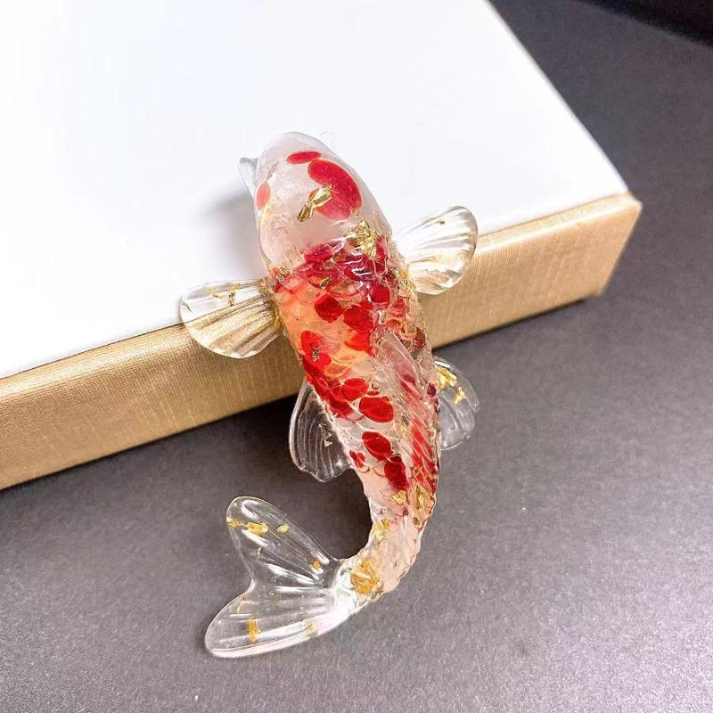 Koi Is Lucky, Simulated Carp Ornaments, Colorful and Realistic Fish Tank Aquarium Pool Decorative Figurines Miniatures