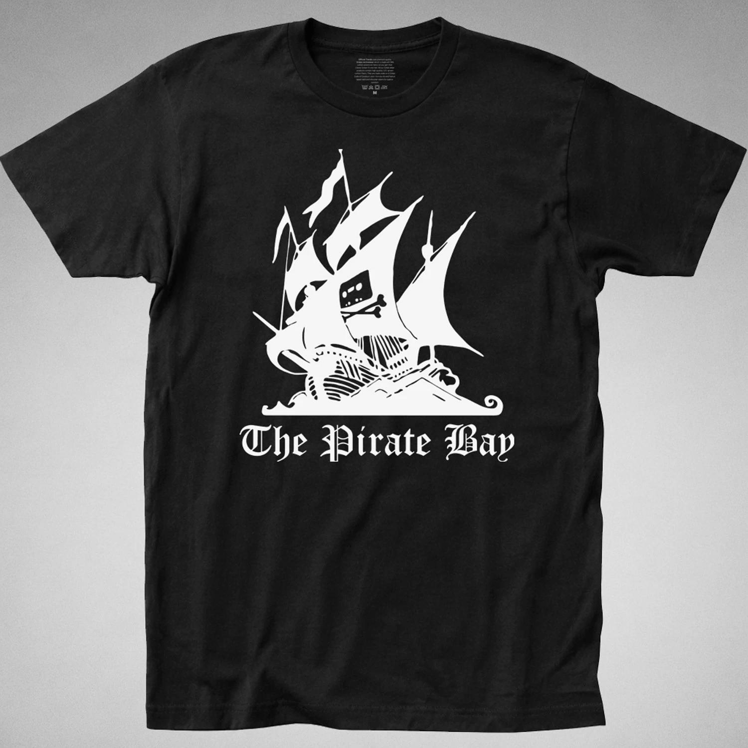 The Pirate Bay T-SHIRT tee decal download file sharing torrent logo proxy vpn L