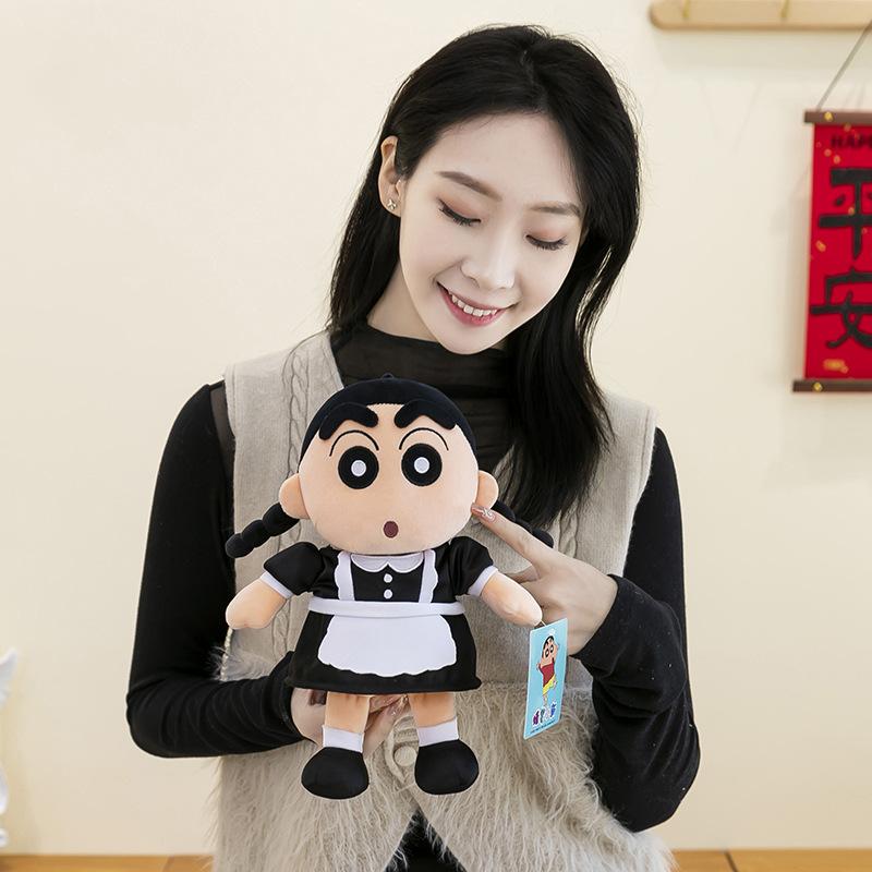 Crayon Small New Maid Drag Doll Large Figure 40cm Sleeping Doll Large Female Throw Pillow Rag Doll