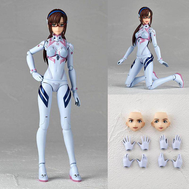 

Ko Factory Anime Eva Action Figure Asuka Mari White Combat Suit Articulated Display Model Toys Anime Fans New Theatrical Edition